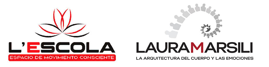 logos lescola y nuevo logo laura